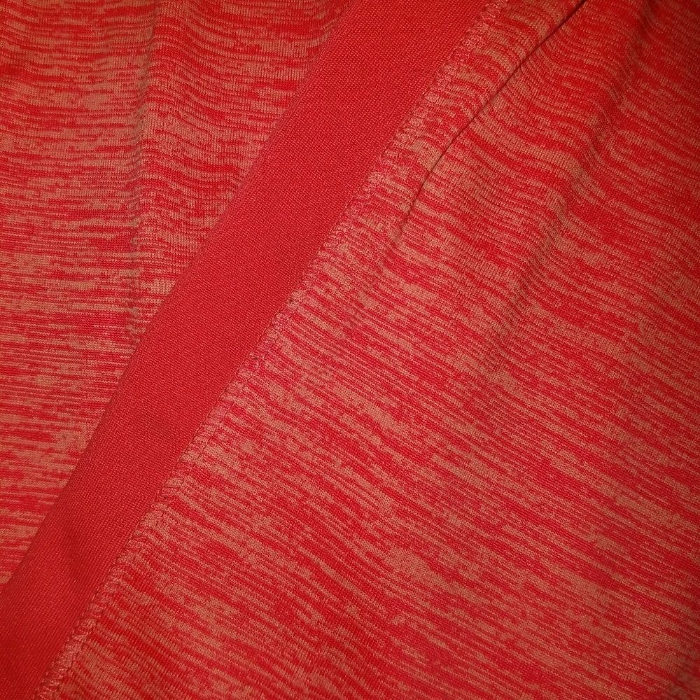 5/$25 Women's orange athletic top half zip collared - Picture 5 of 5